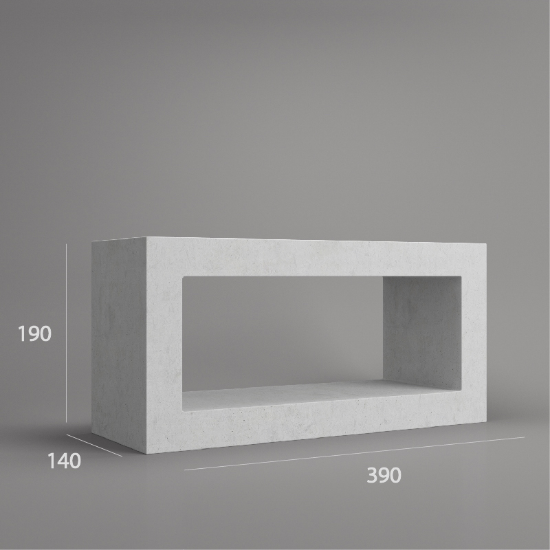 VB 140.34 ventilation block dimension