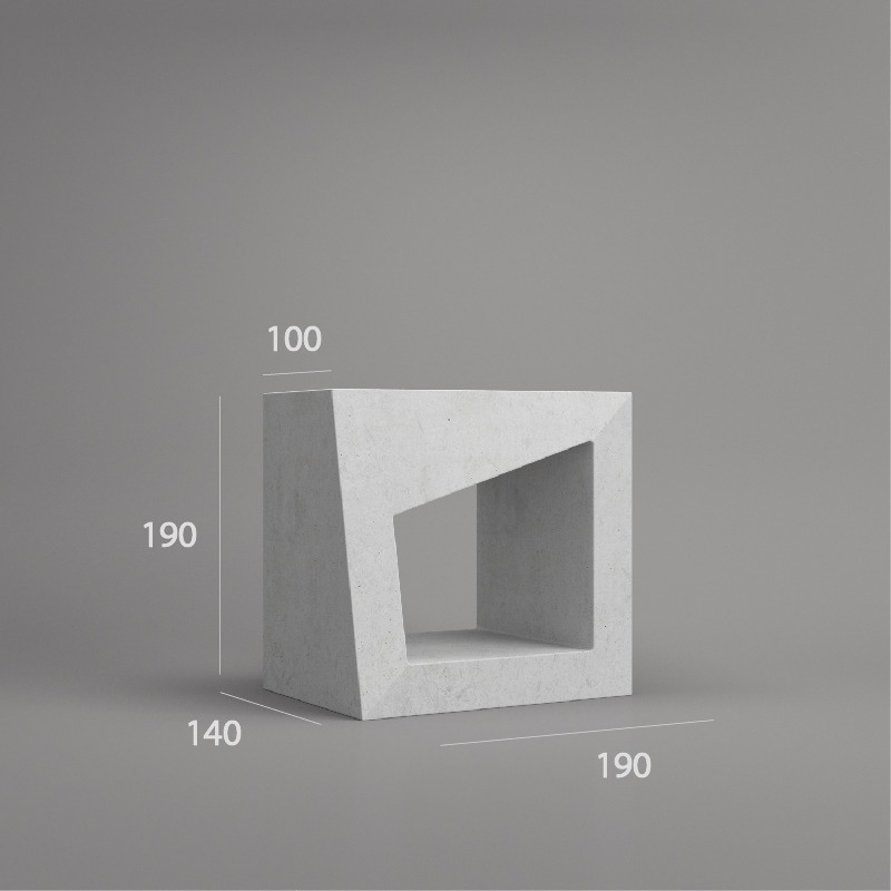 VB 194.14 ventilation block dimension