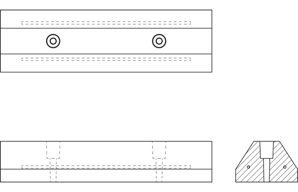 WS 500 wheel stopper CAD model