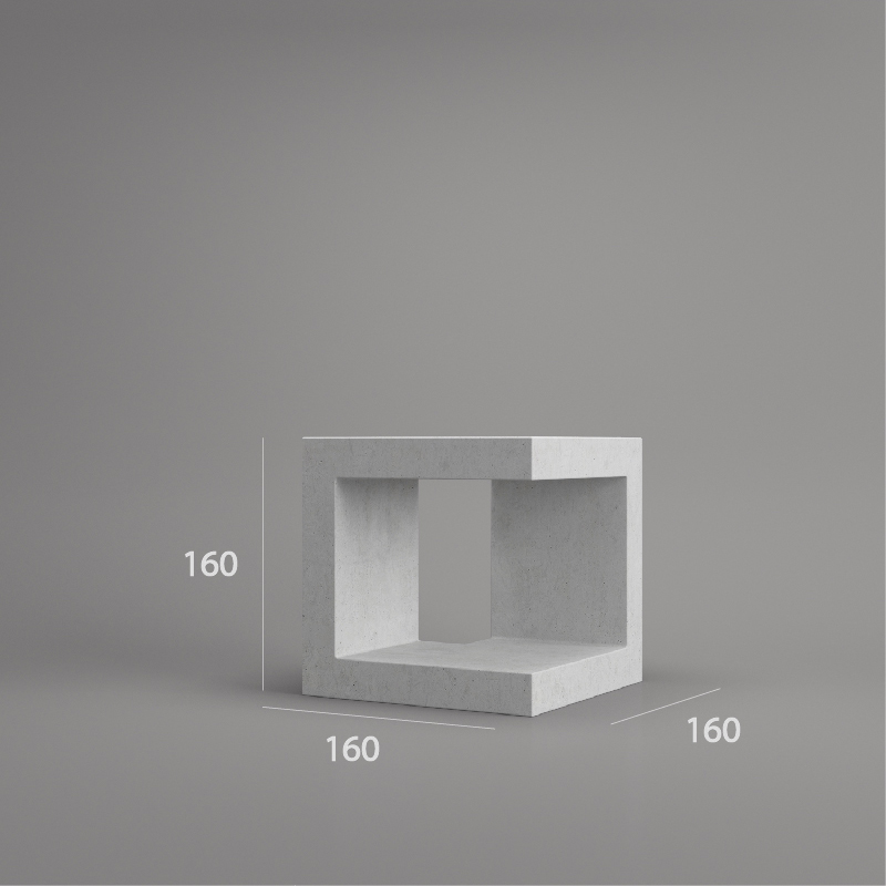 VB 160.03 ventilation block dimension