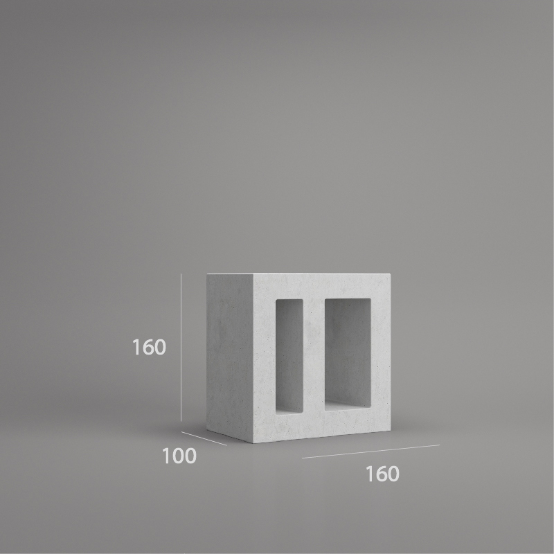 PBM VB 160.06 ventilation block dimension