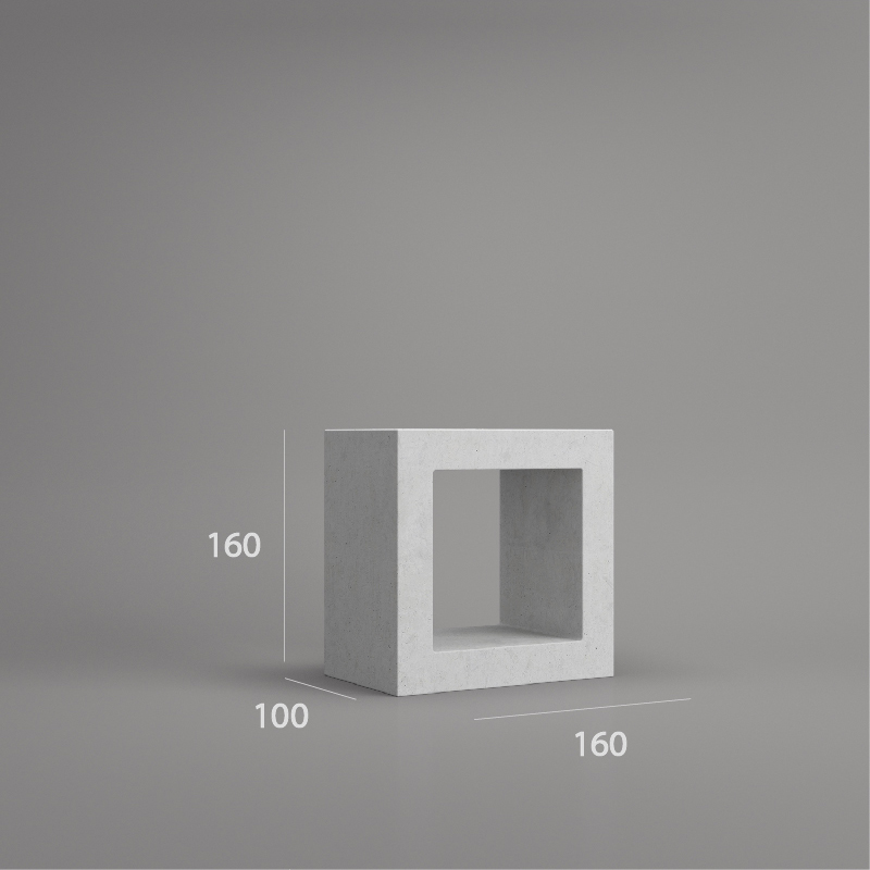 VB 160.11 ventilation block dimension